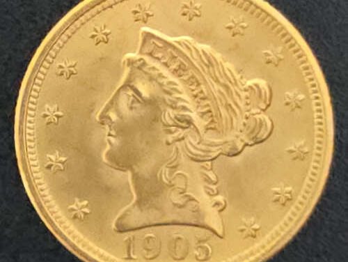 U.S.A. BU 1905 $2.50 Gold Quarter Eagle .12094oz AGW