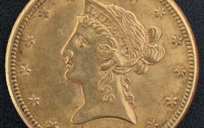 U.S.A./Colonial Canada Unc 1906D $10 Gold Eagle .48375oz AGW