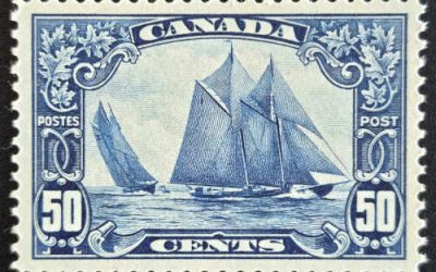 Canada #158 VFNH 1929 50c Bluenose