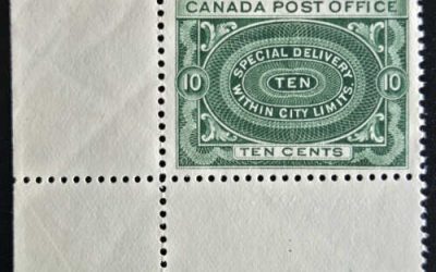 Canada #E1 Fine+ NH LL 1898 10c Special Delivery