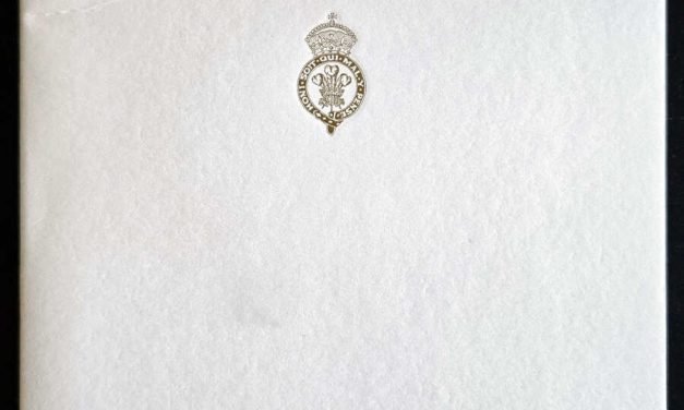 Charles, William, and Harry 2004 signed Christmas Card