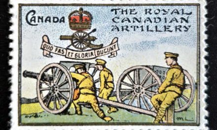 Royal Canadian Artillery Unu colour Delandre Military Cinderella