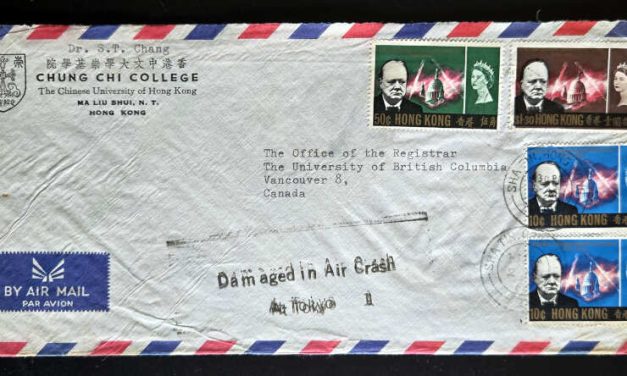 Hong Kong 4 Mar 1966 $2 Tokyo Air Crash Cover to B.C.