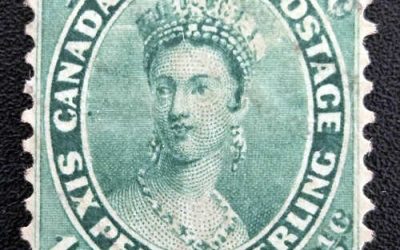 Canada #18 Fine Unu 1859 12.5c shade