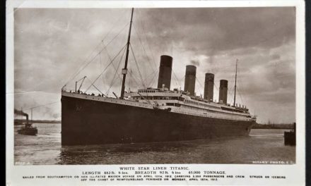 White Star Liner Titanic 23 Jul 1912 1/2d real photo Postcard