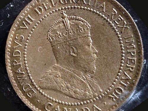 Canada ICCS MS63RD 1905 Edward VII Large Cent