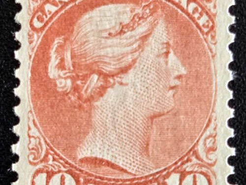 Canada #45 VF Mint LH 1897 10c Small Queen shade