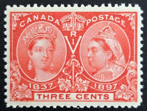 Canada #53i VFNH 1897 3c Jubilee
