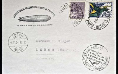 Brazil 6 Nov 1934 Condor Zeppelin Flight Cover