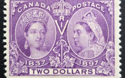 Canada #62 Fine Mint HR 1897 $2 Jubilee