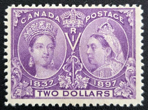 Canada #62 Fine Mint HR 1897 $2 Jubilee