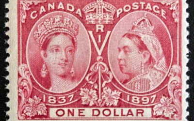 Canada #61 Fine Mint 1897 $1 Jubilee