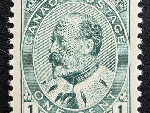 Canada #89 VFNH 1903 1c Edward VII shade