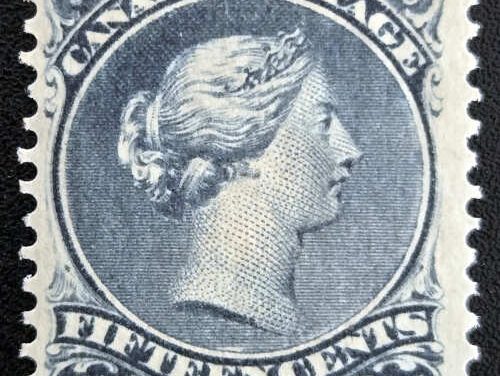 Canada #30e Fine Mint HHR 15c Deep Blue LQ