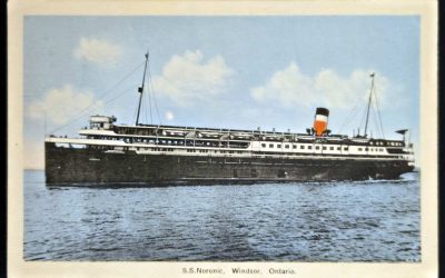 S.S. Noronic Windsor, On. Unu PECO colour Postcard