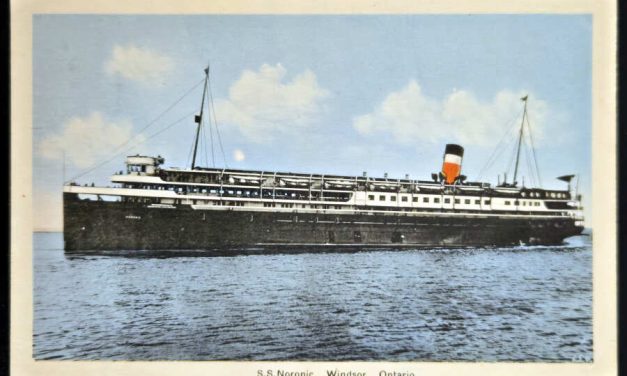 S.S. Noronic Windsor, On. Unu PECO colour Postcard