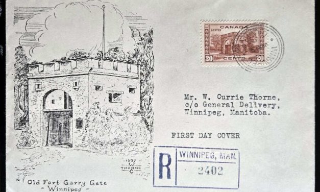 Old Fort Garry Gate #243 15 Jun 1938 Bill Thorne Registered FDC