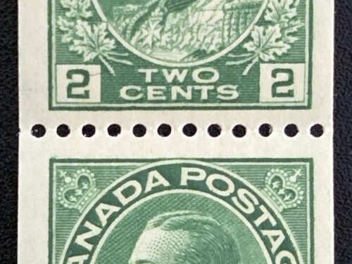 Canada #133 VFNH 1924 2c Admiral Coil Pair