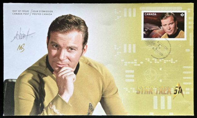 Star Trek #2917 5 May 2016 designer-signed Kirk FDC