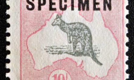 Australia #101S Mint 1929/1930 10/- Specimen