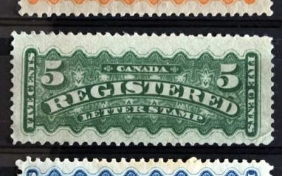 Canada #F1-F3 Mint and Unu 1875/1876 RLS Set (3)