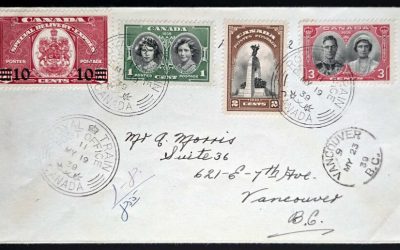 Royal Train #E9 19 May 1939 Special Delivery Cover to Vancouver (4)