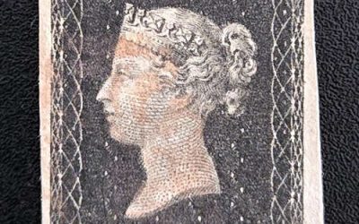 G.B. #1 F/VF Used 1840 1d Black position A-E