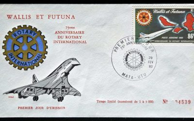 Wallis & Futuna 29 Feb 1980 Leap Year Rotary Concorde FDC