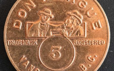 Con Jones Don’t Argue Vancouver BC 5c 16.09gm Gaming Token