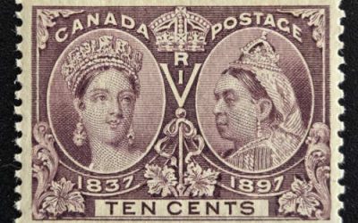 Canada #57 VFNH 1897 10c Jubilee