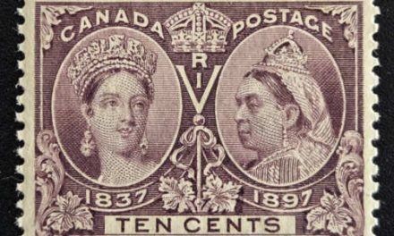 Canada #57 VFNH 1897 10c Jubilee