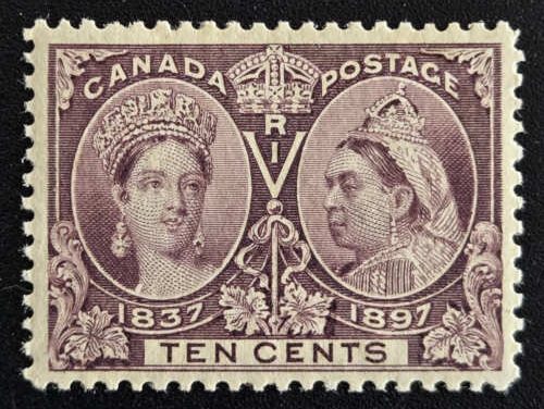 Canada #57 VFNH 1897 10c Jubilee