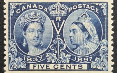 Canada #54 VFNH 1897 5c Jubilee