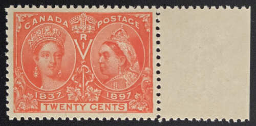 Canada #59 rt margin 20c Jubilee