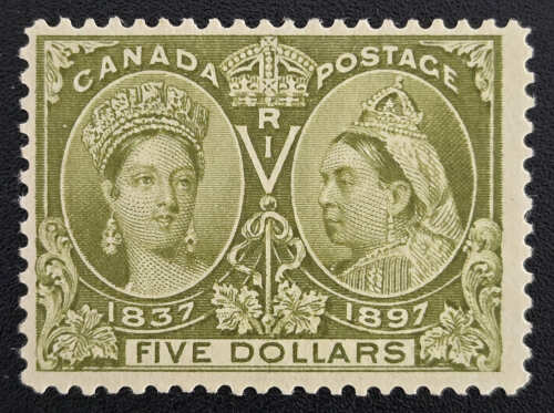 Canada #65 Fine Mint HR 1897 $5 Jubilee