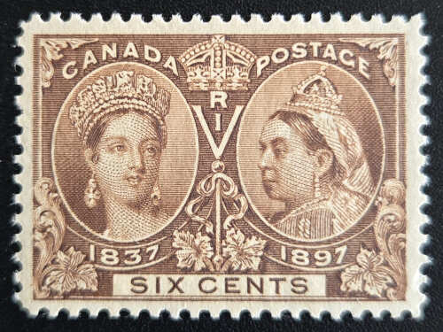 Canada #55 VFNH 1897 6c Jubilee