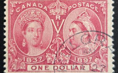 Canada #61 VF Used 1897 $1 Jubilee