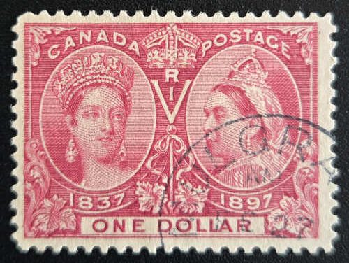Canada #61 VF Used 1897 $1 Jubilee