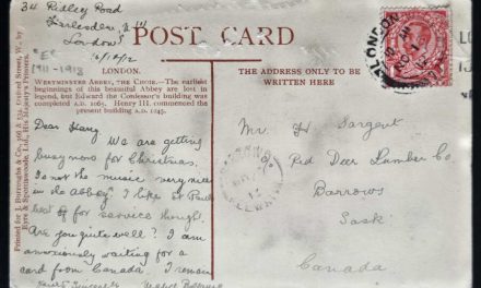 Barrows, Keewatin RFE 16 Nov 1912 1d UK Postcard