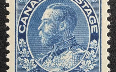 Canada #117a VFNH 1922 10c Dry Printing Admiral