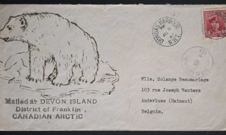 Dundas Harbour, N.W.T. 8 Aug 1947 4c cacheted 6c Due Cover to Bel