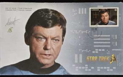 Star Trek #2921 designer signed 5 May 2016 Bones FDC