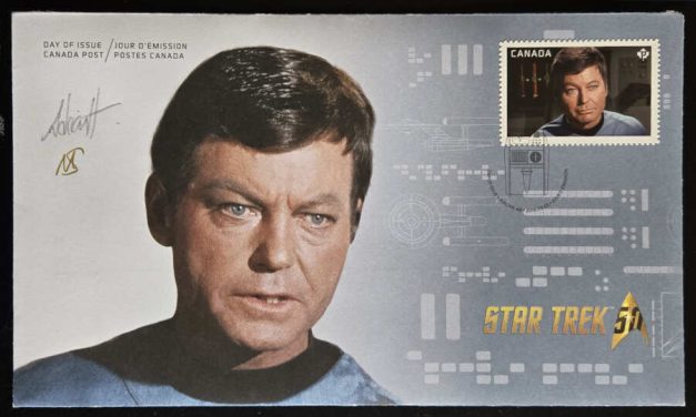 Star Trek #2921 designer signed 5 May 2016 Bones FDC