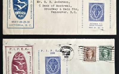 PIPEX 1938 30 Mar 1938 3c Show Cover duo w/ 3d Vignettes
