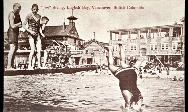 Joe Fortes Unu Hibben English Bay Postcard