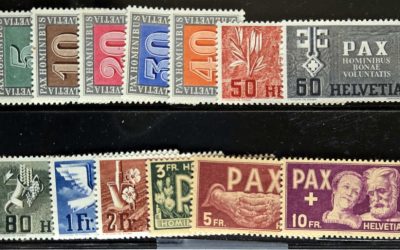 Switzerland #293-205 Mint 1945 Peace Set (13)