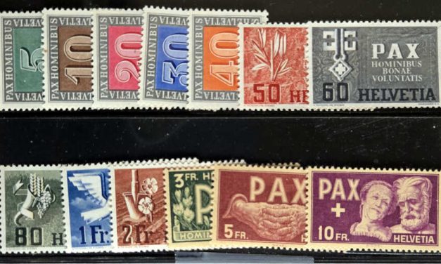 Switzerland #293-205 Mint 1945 Peace Set (13)