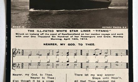 Titanic Unu Nearer my God to Thee real photo Postcard