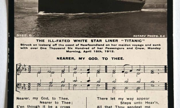 Titanic Unu Nearer my God to Thee real photo Postcard