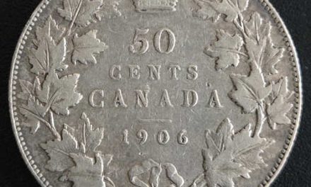 Canada VF 1906 Edward VII Silver 50 Cents
